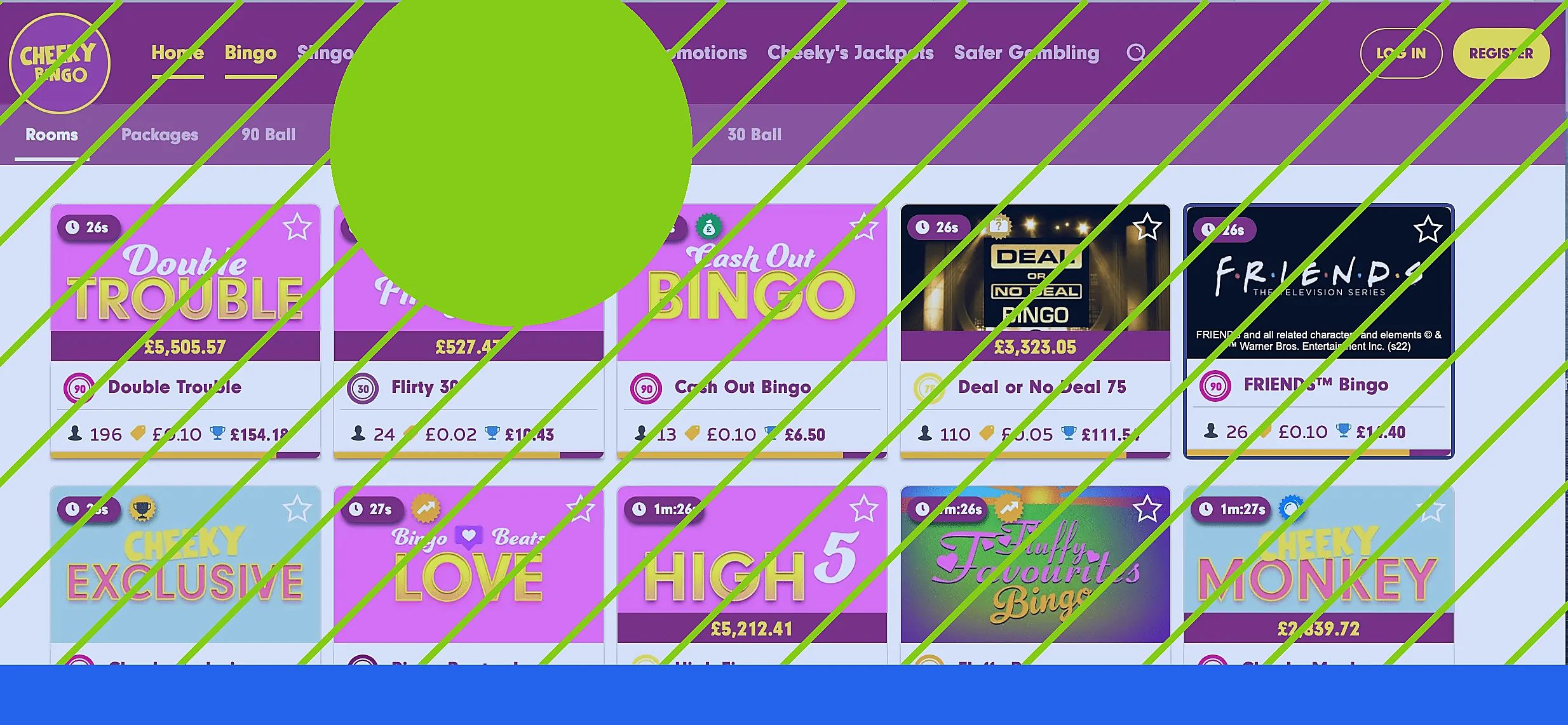 Review Cheeky Bingo account terms